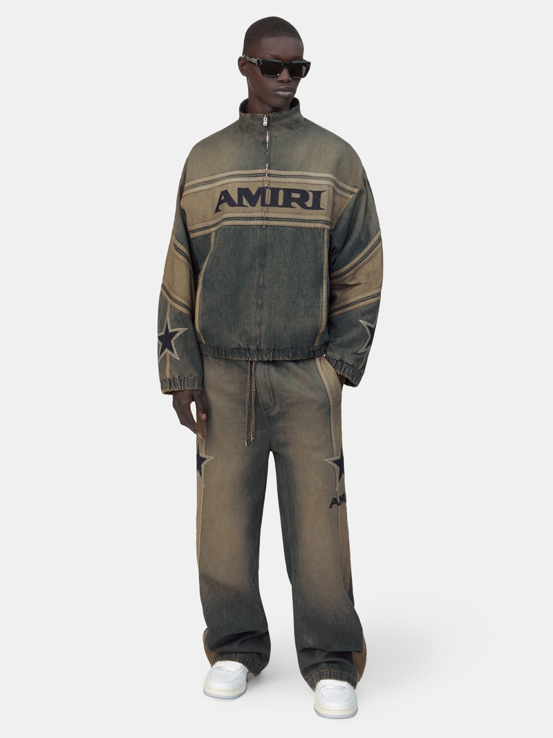 AMIRI SPORT DENIM TRACK JACKET 3