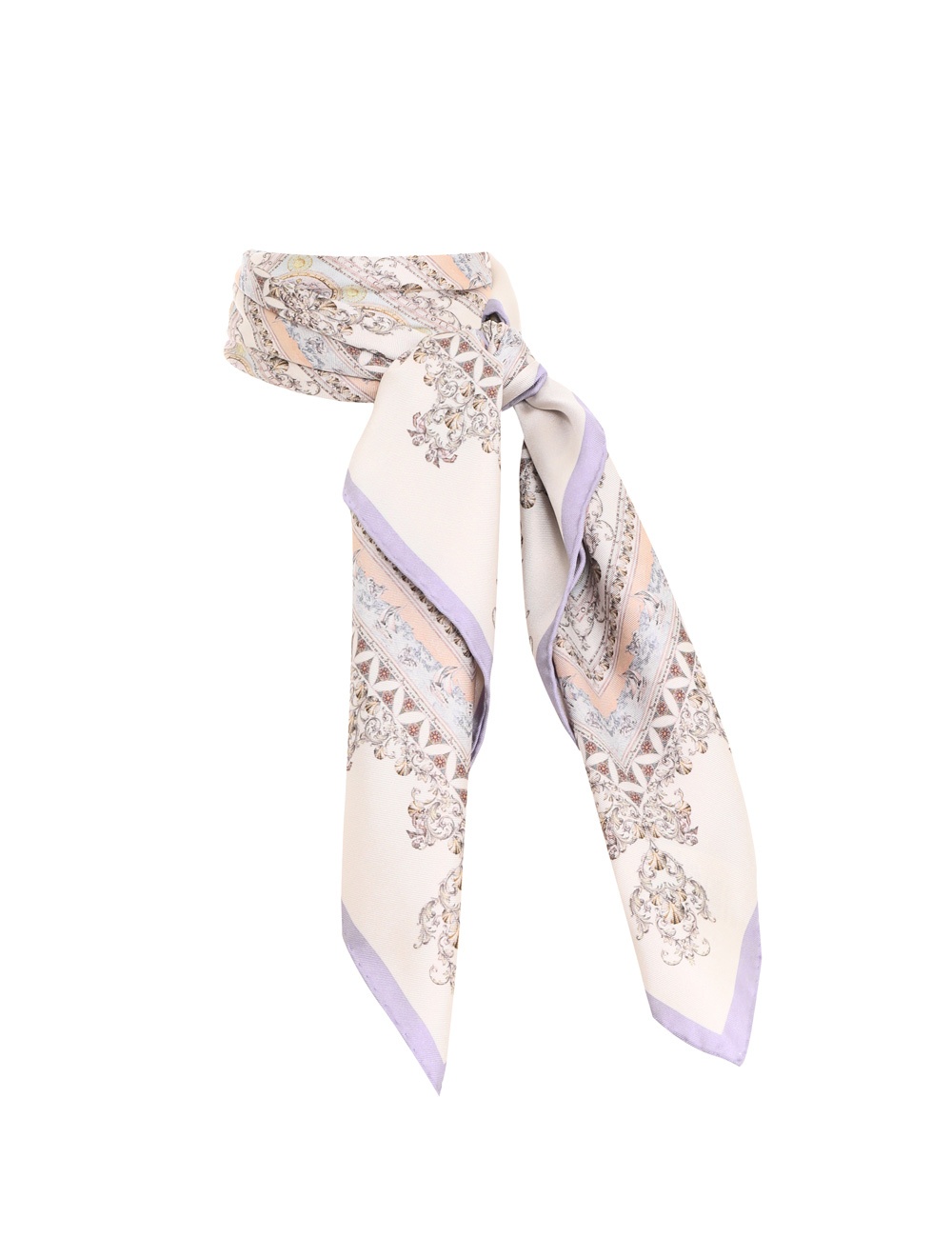 SILK SQUARE SCARF - 1