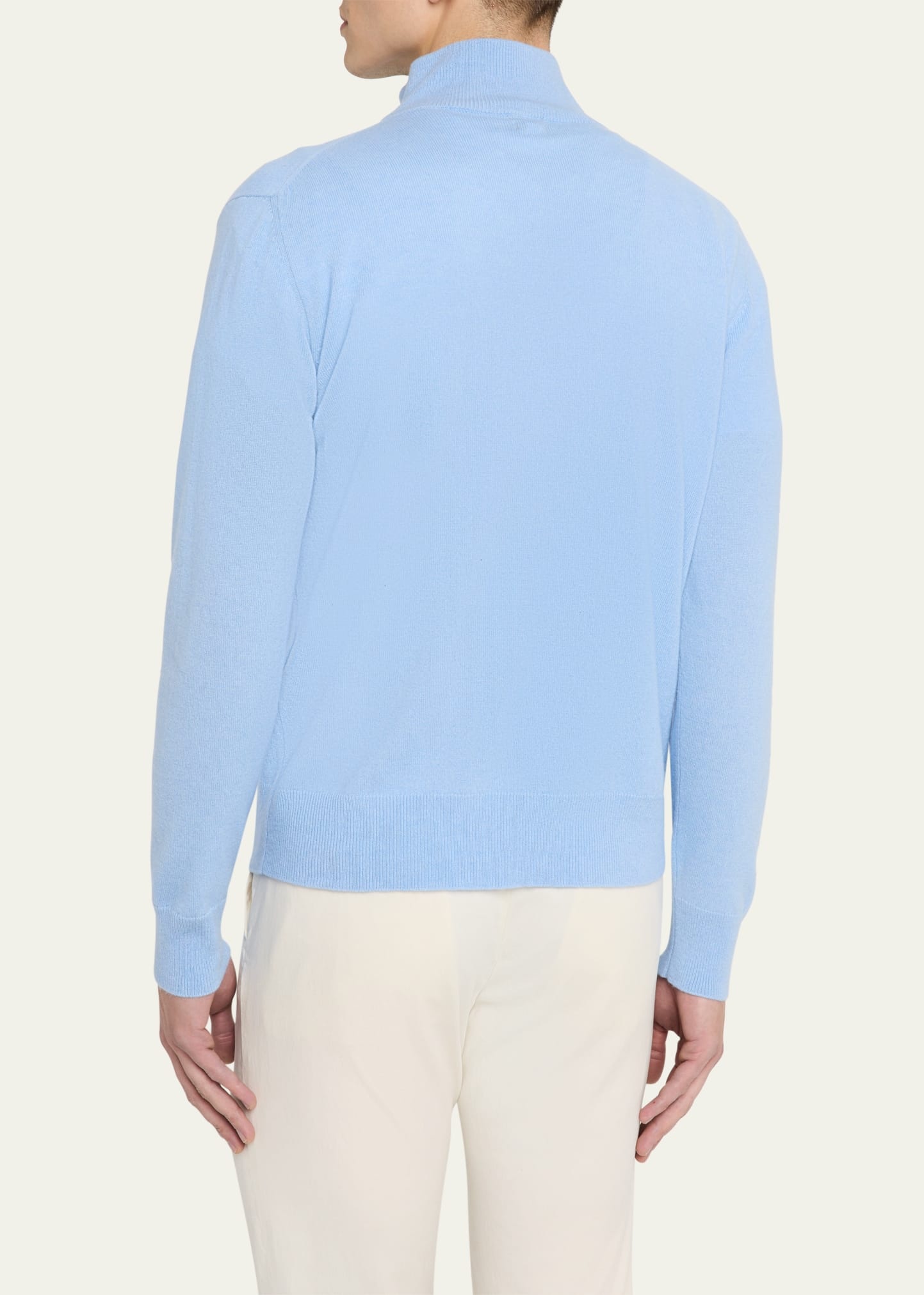 Men's Cashmere Half-Zip Sweater - 3