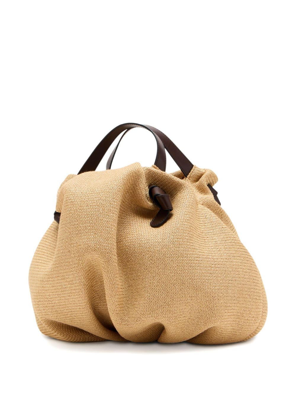 Taurus leather-trimmed shoulder bag - 2