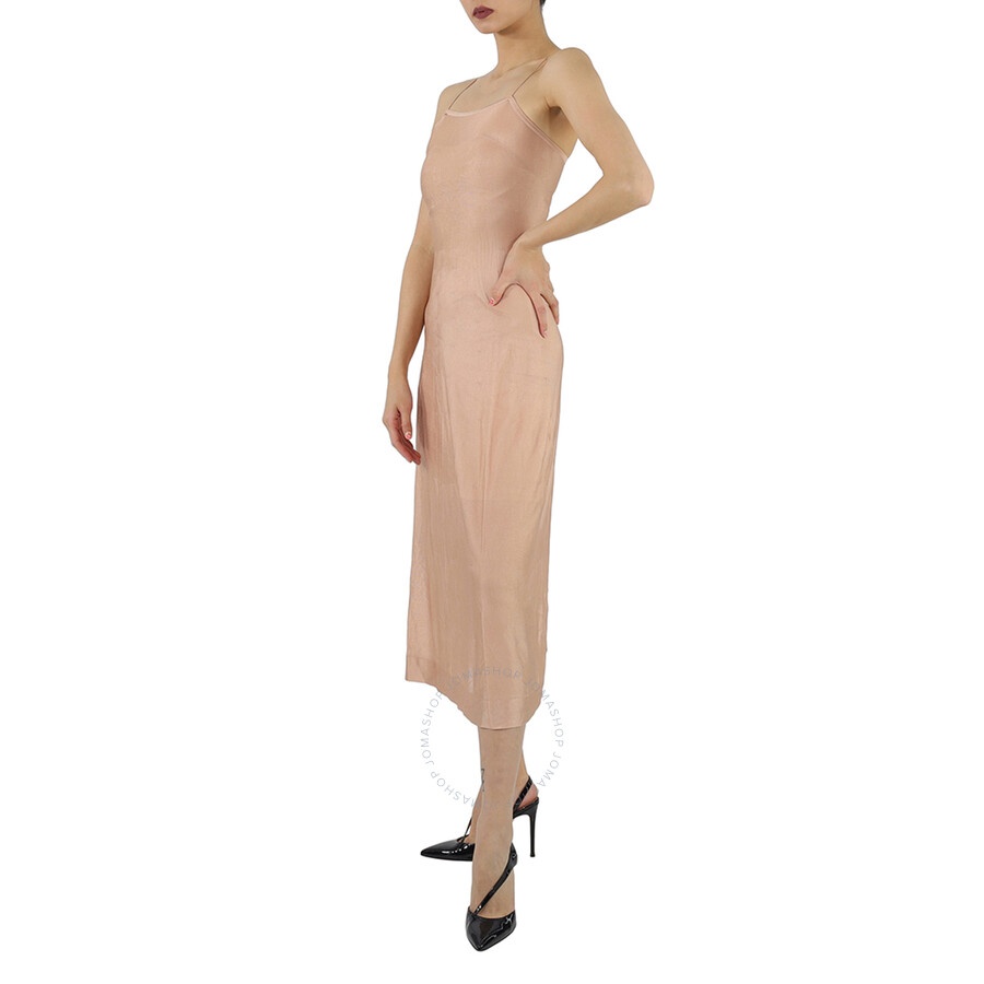 Alaia Ladies Rose Spaghetti Straps Midi Slip Dress - 2