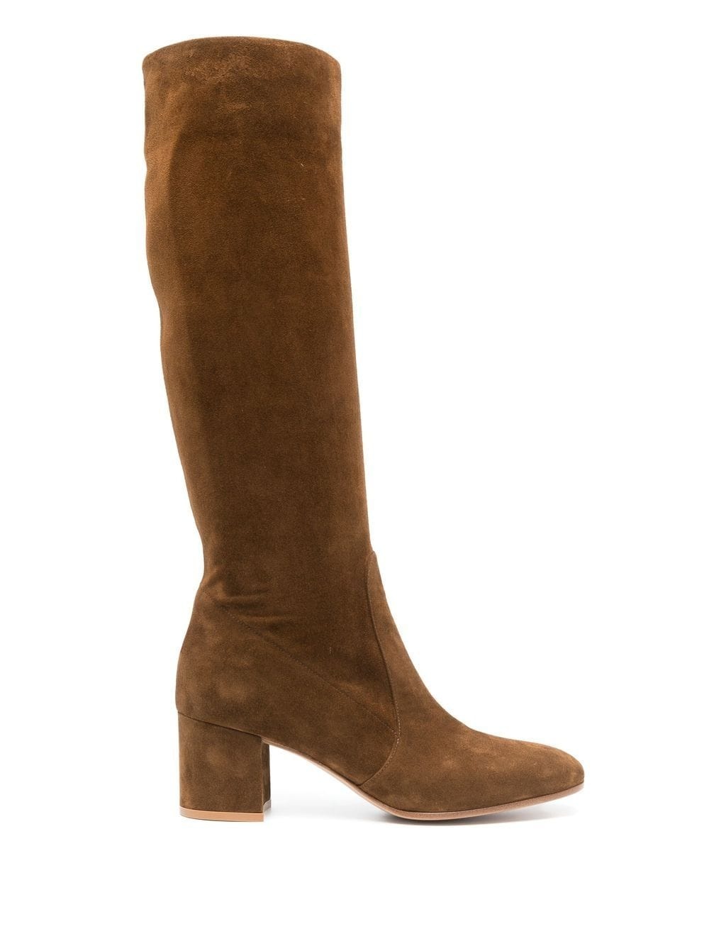 60mm knee-high suede boots - 1