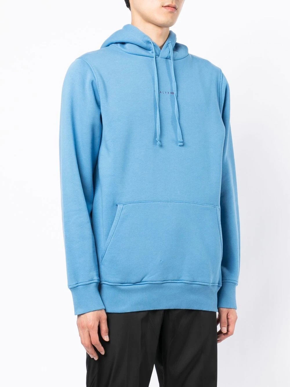 logo-print drawstring hoodie - 4