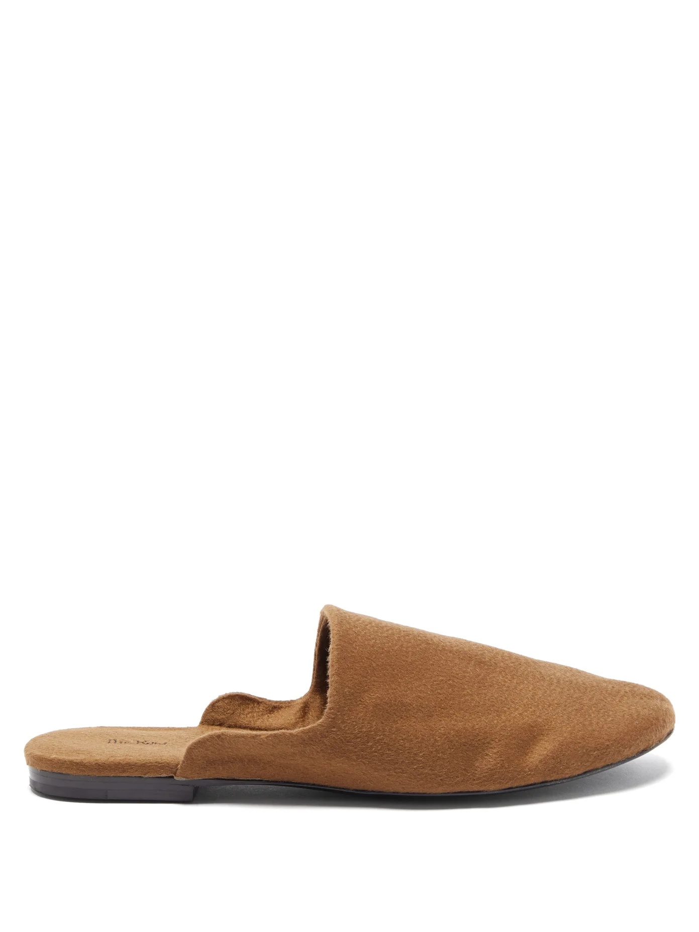 Granpa cashmere backless loafers - 1