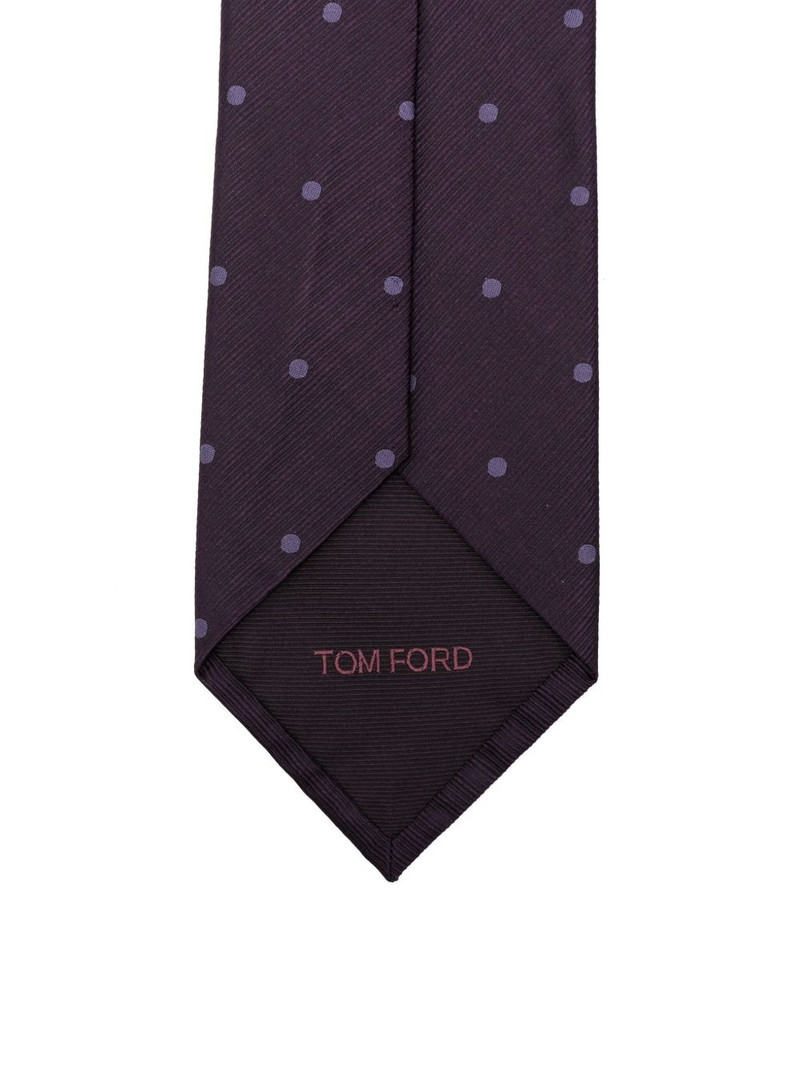 TOM FORD silk polka-dot tie outlook