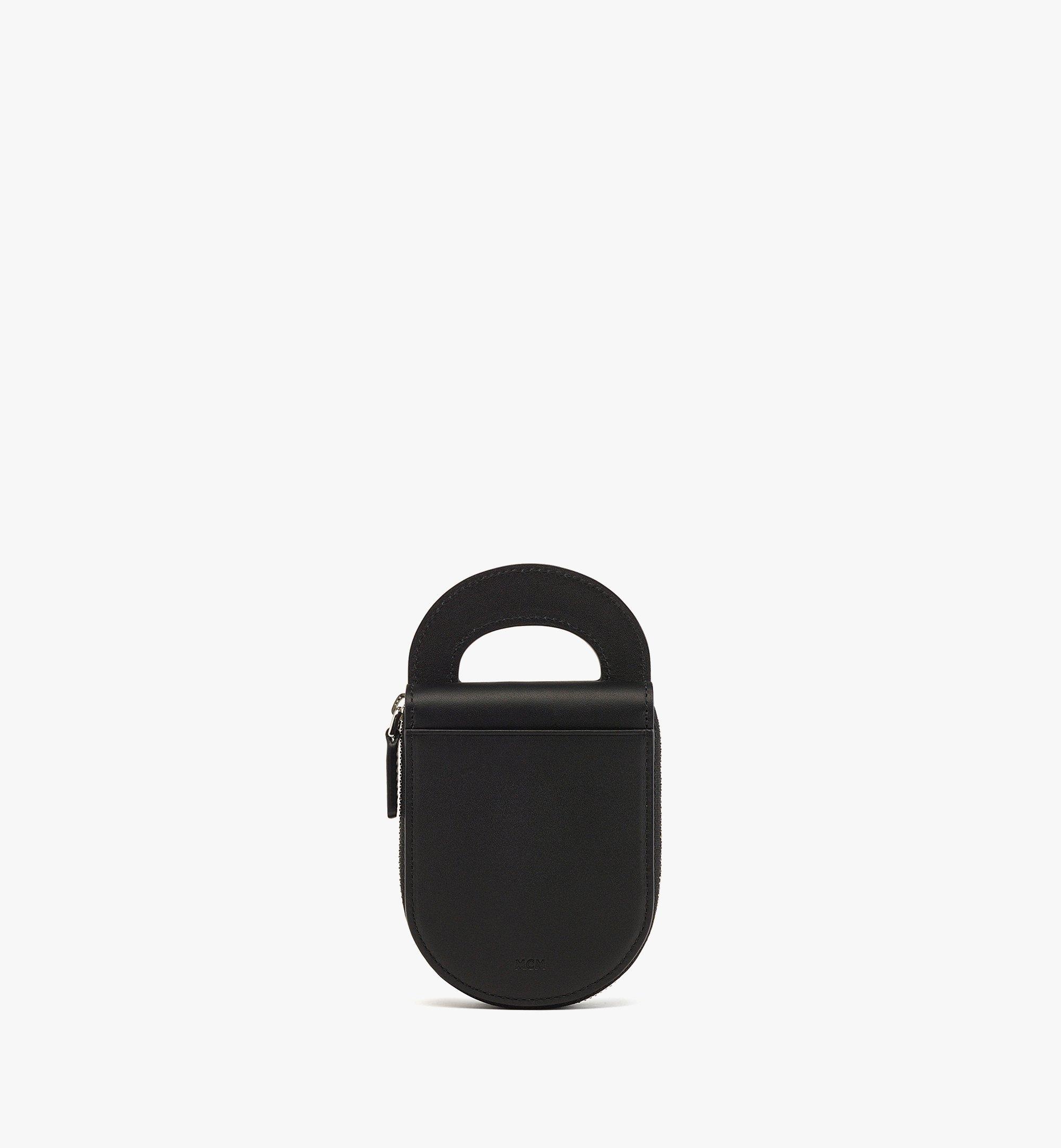 Mode Travia Logo Card Holder in Spanish Nappa Leather - 3