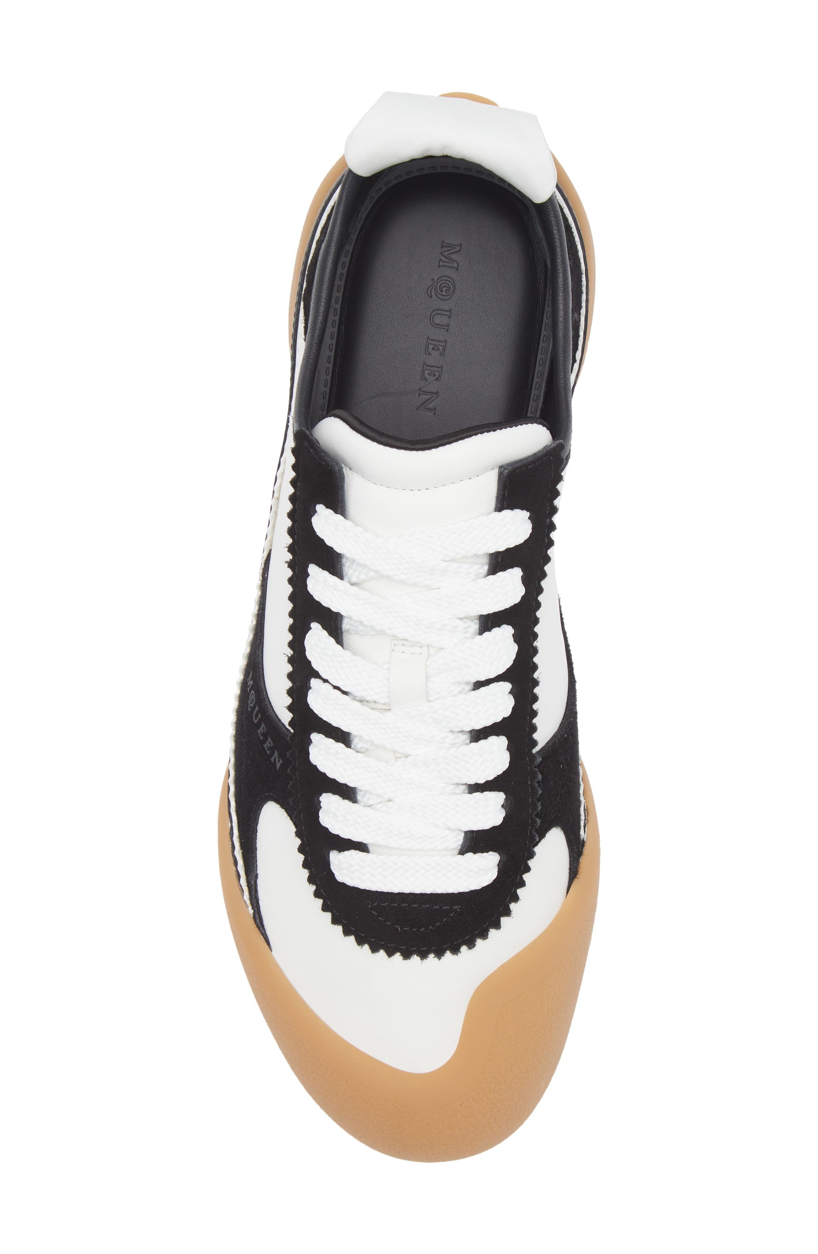 McQueen Flexion Sneaker in Abyss White/Black/Abys Black at Nordstrom - 5