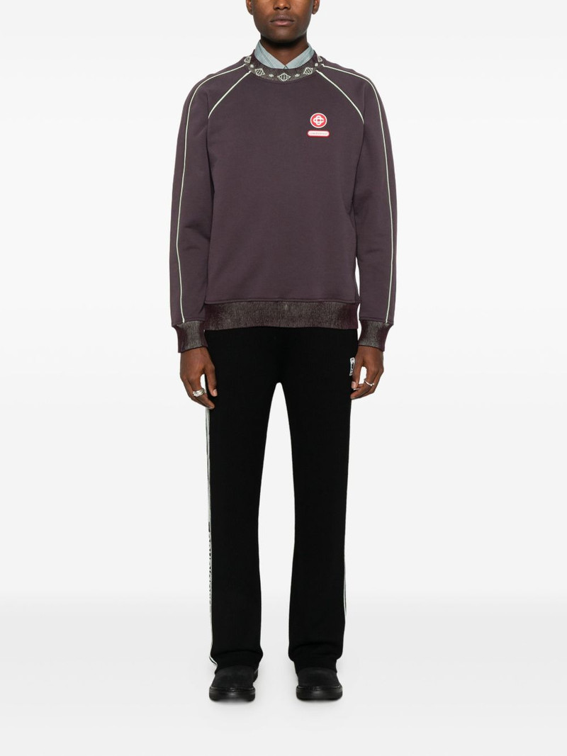 CASABLANCA logo-trim sweatshirt outlook