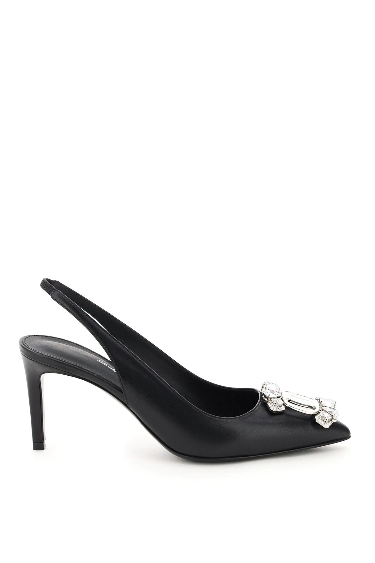 HIROSHI SLINGBACK PUMPS CRYSTAL - 1