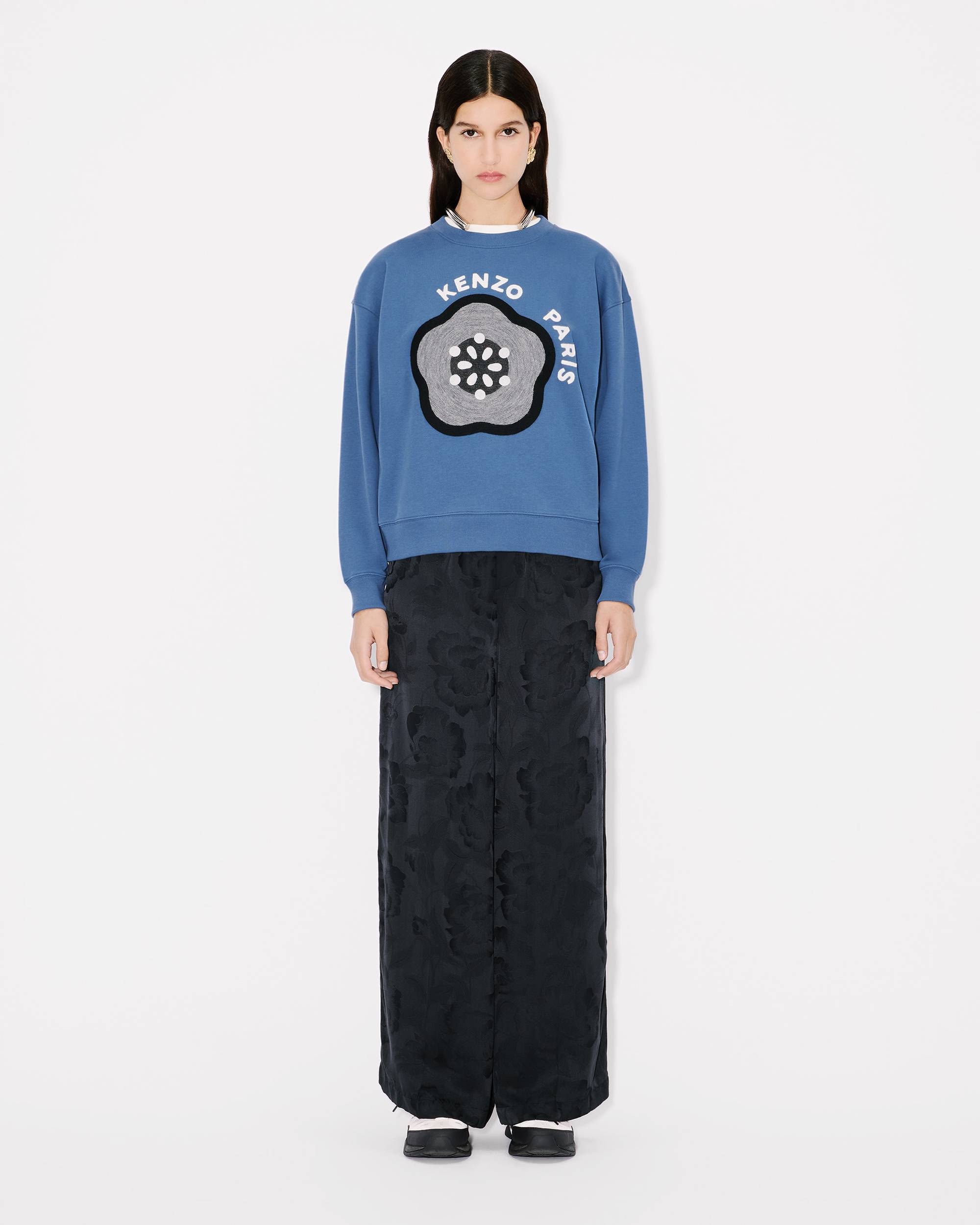 'KENZO Pop' embroidered sweatshirt in cotton - 5