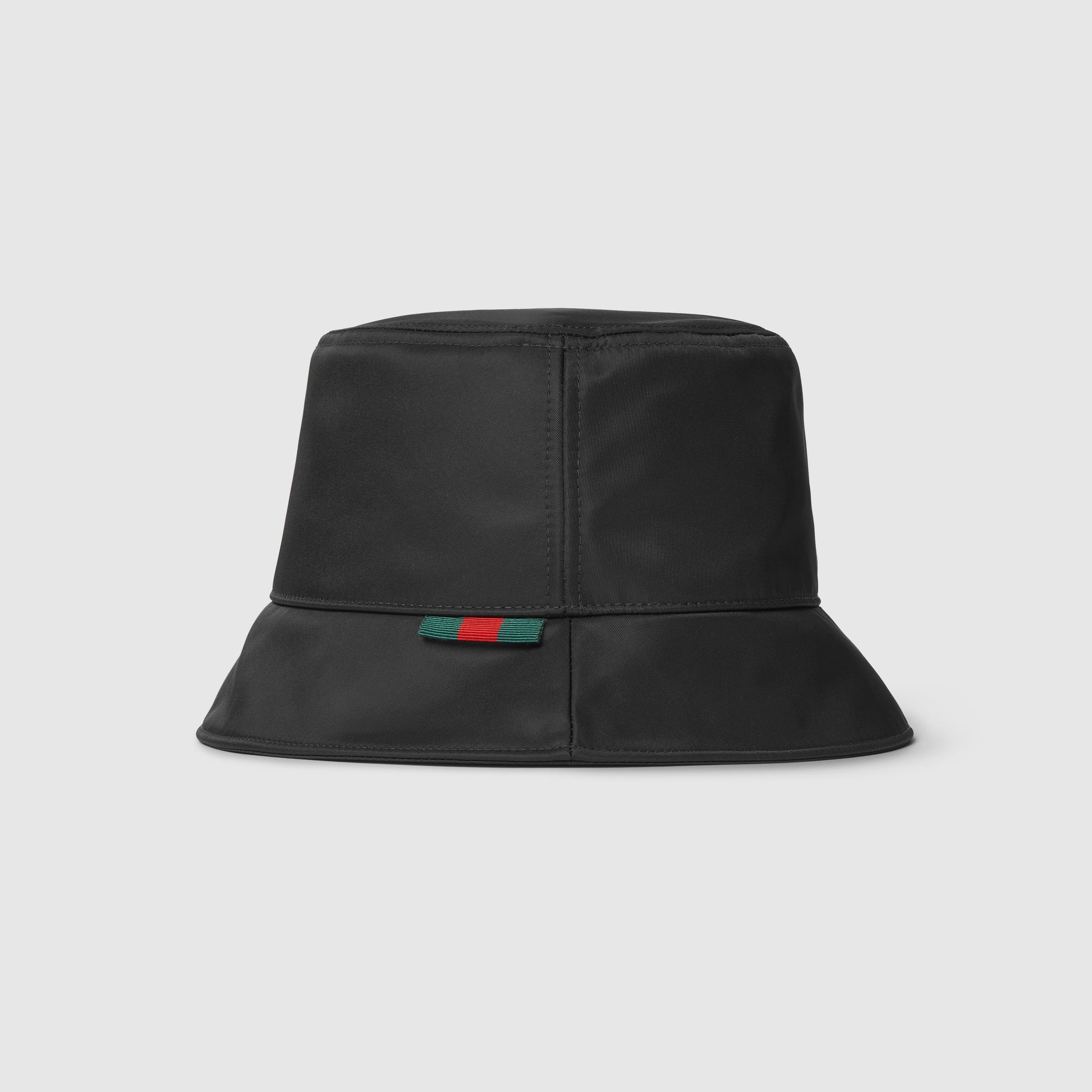 Nylon bucket hat with Gucci logo - 2