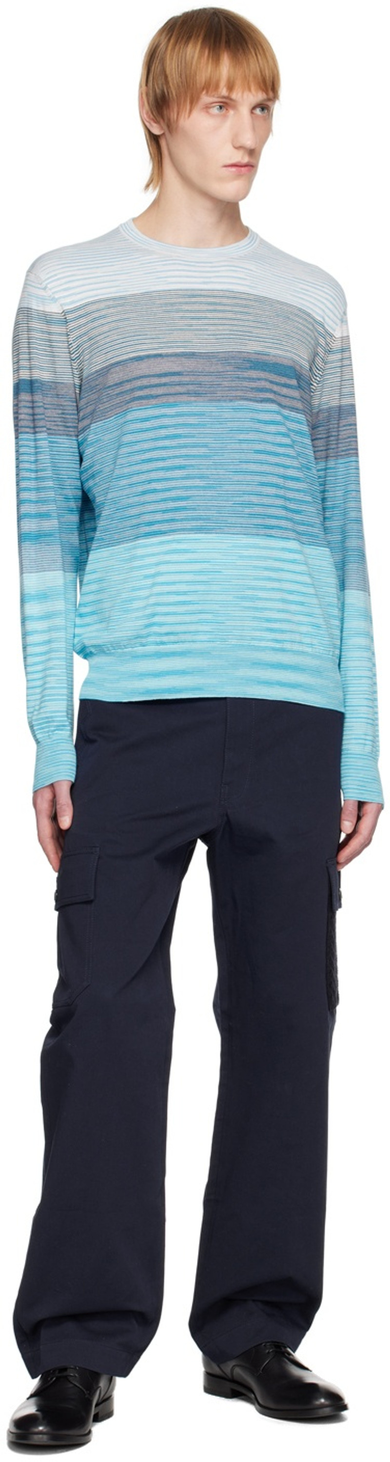 Blue Striped Sweater 4