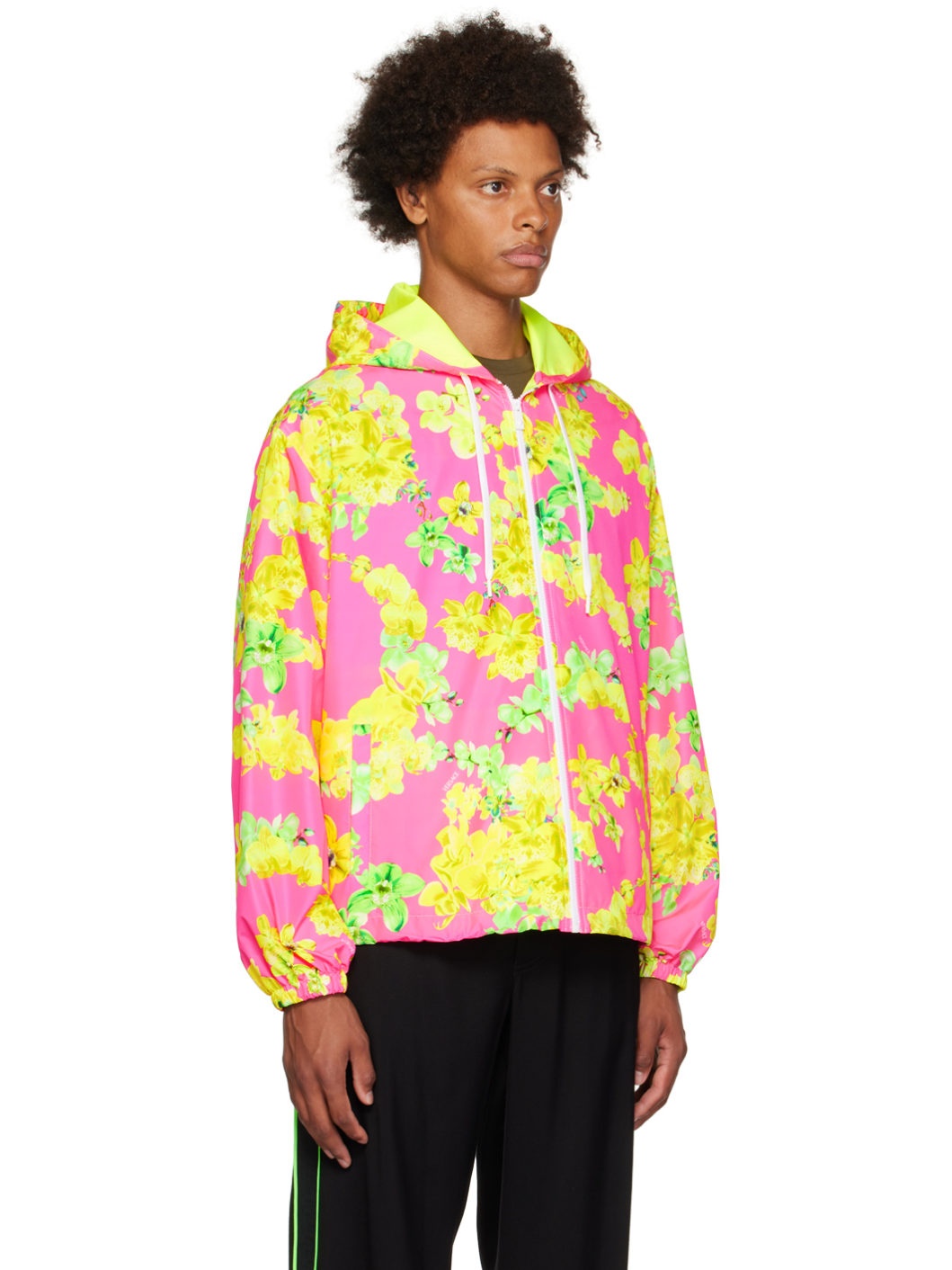 Pink & Yellow Floral Jacket - 2