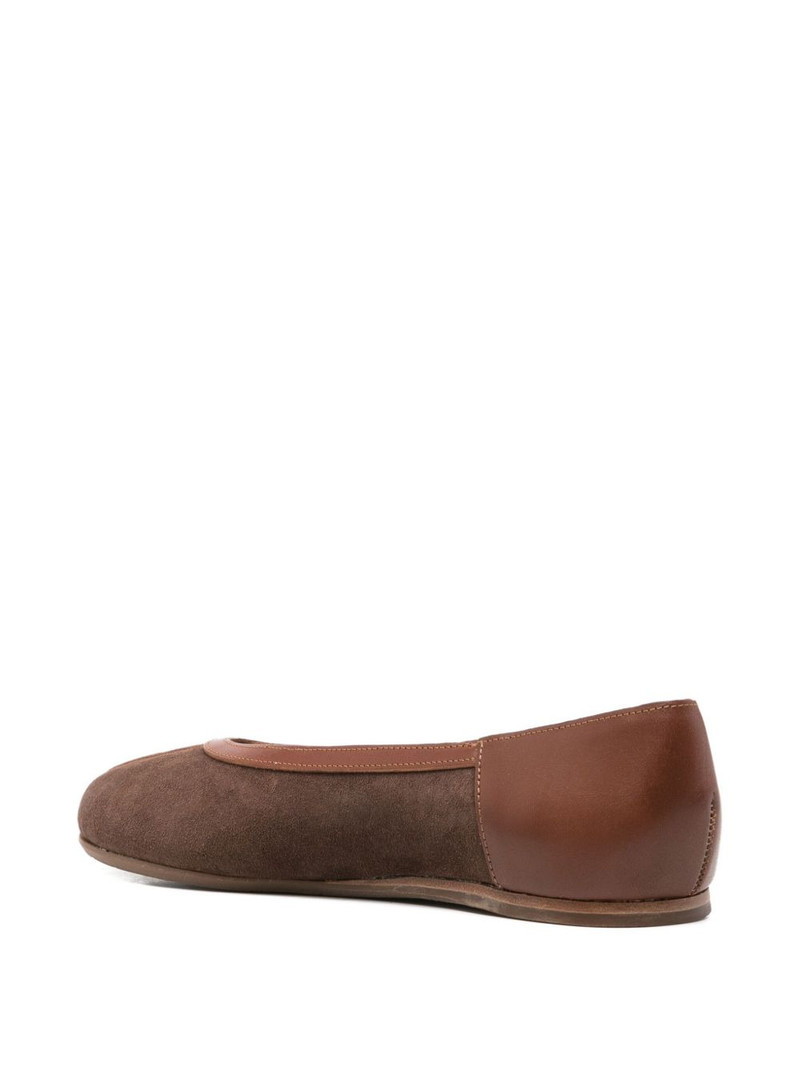Aeropi panelled ballet flats 3