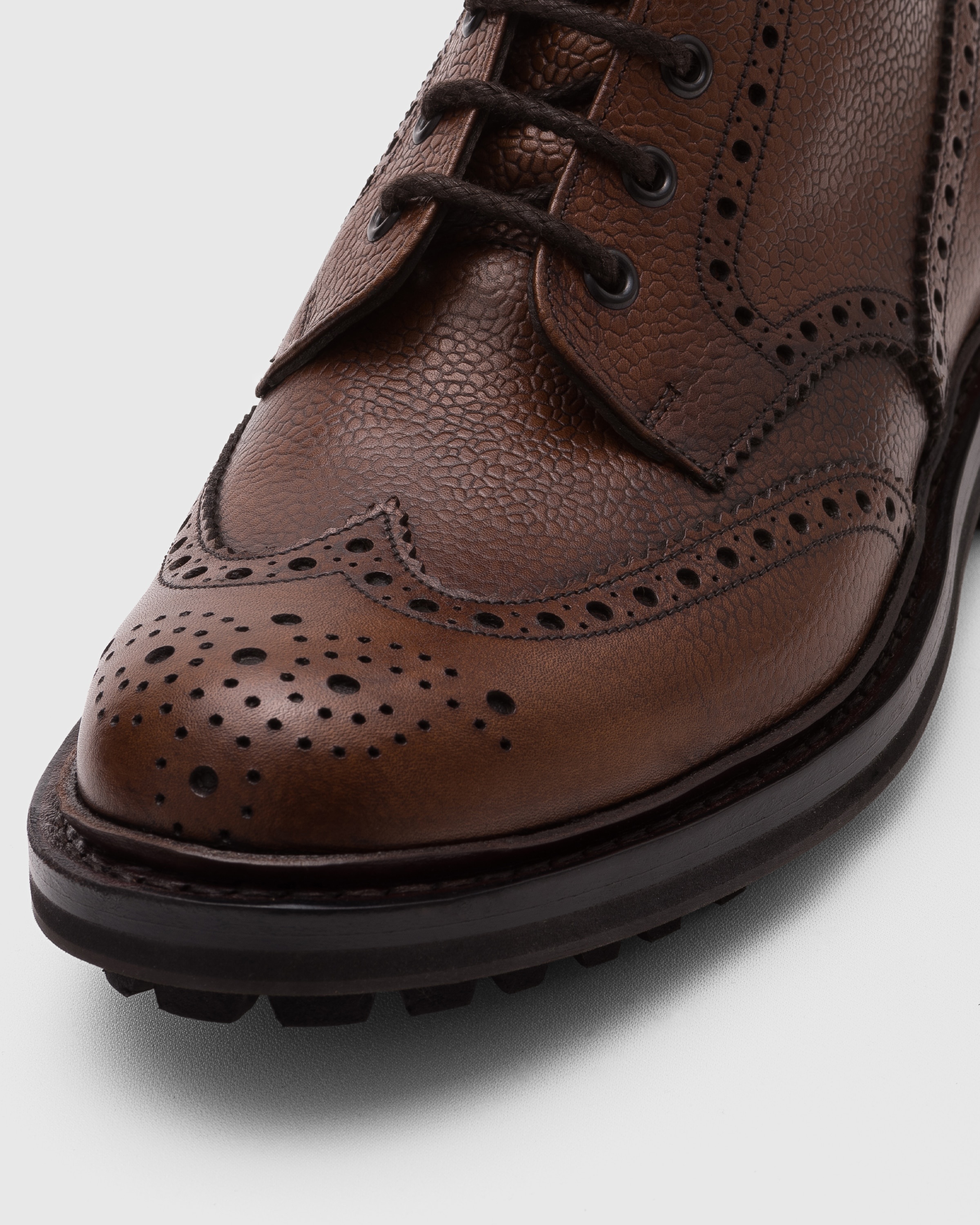 Highland Grain Lace-Up Boot Brogue - 3