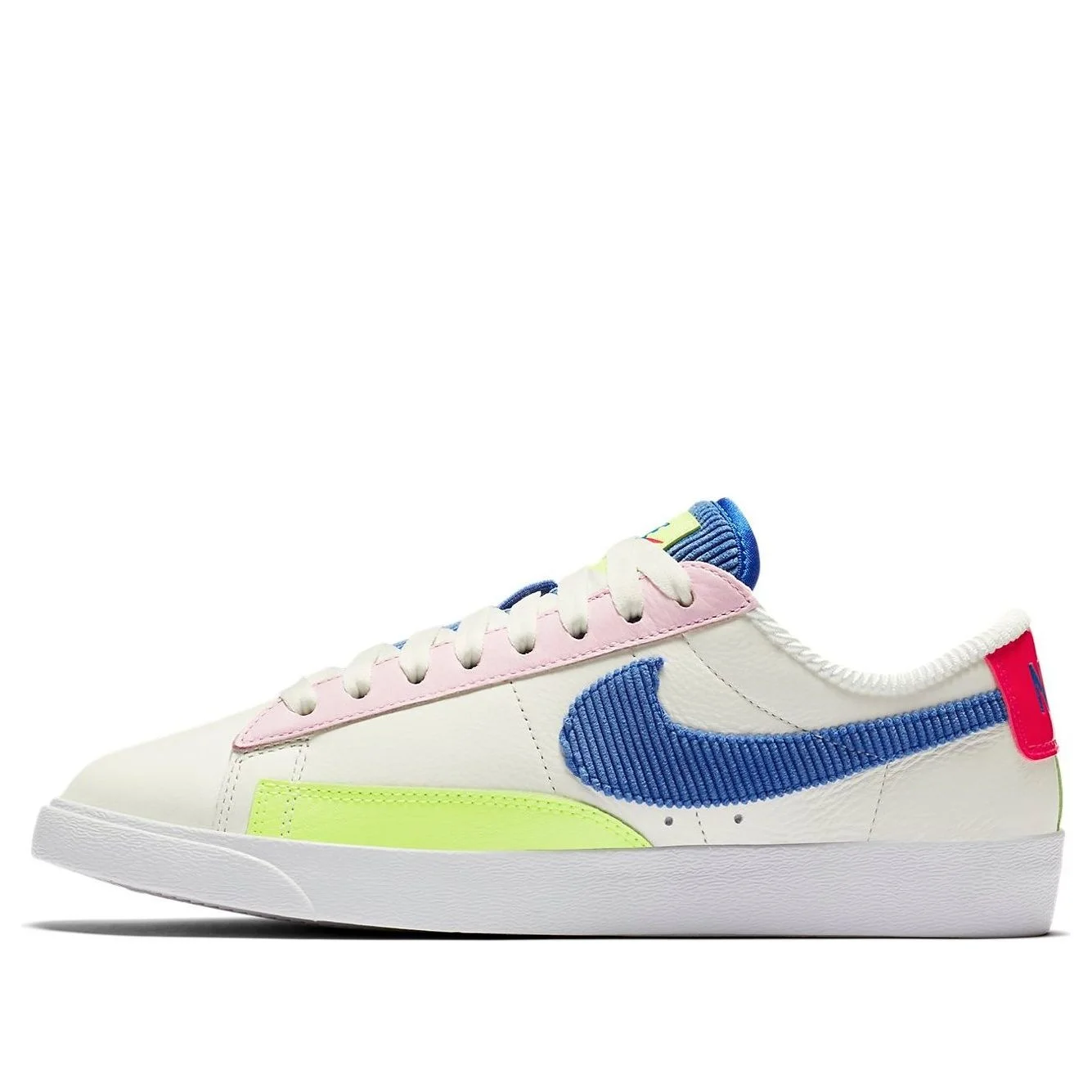 (WMNS) Nike 'S Blazer Low Sail/Racer Blue-Arctic Pink AQ4140-101 - 1