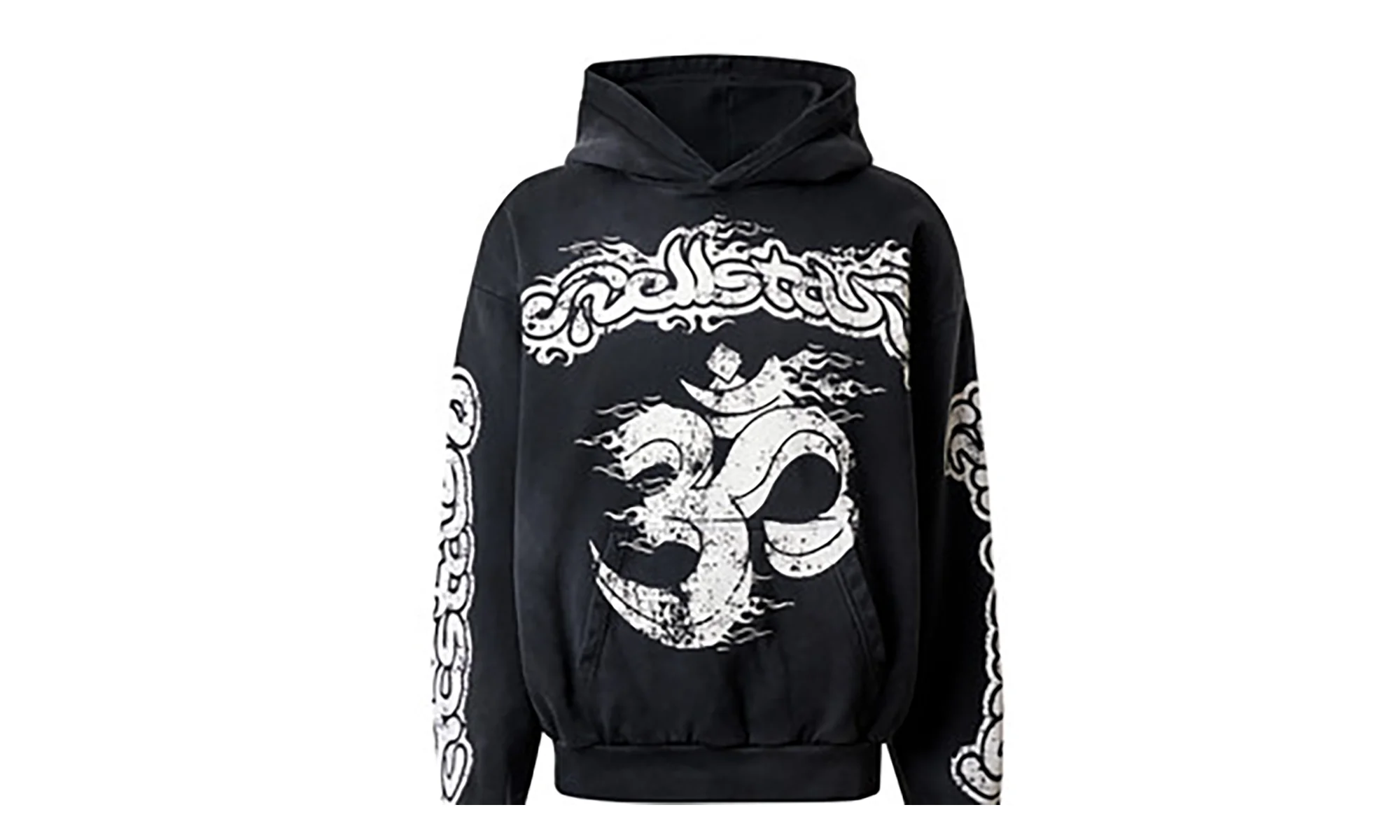 YOGA REMIX HOODIE "Black" HSR165 - 1