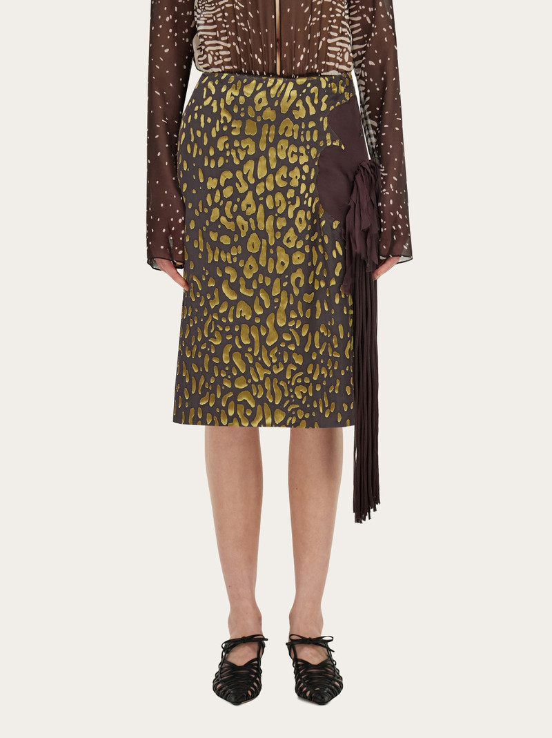 FERRAGAMO Skirt with flower detail outlook