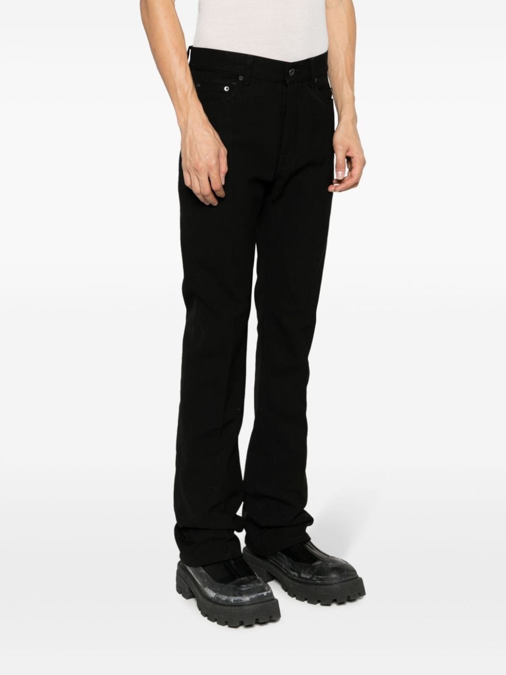 mid-rise bootcut jeans - 3