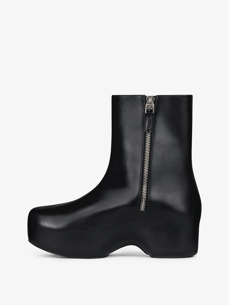 G CLOG BOOTS IN LEATHER 4