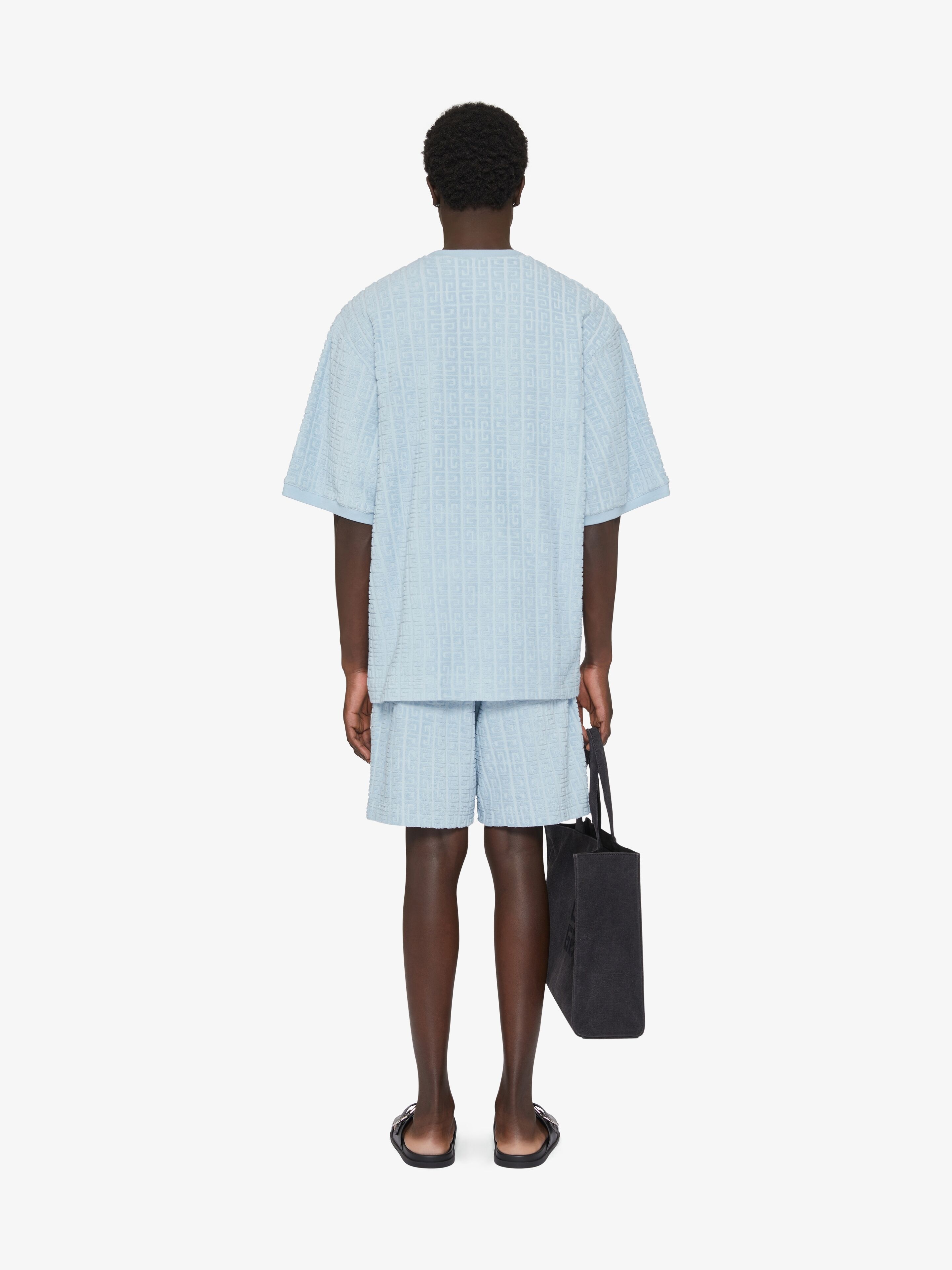 BERMUDA SHORTS IN 4G COTTON TOWELLING - 4