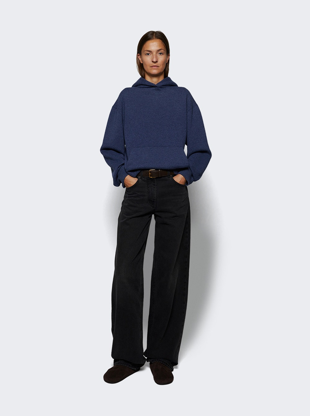 Levine Sweatshirt Blue Melange - 5