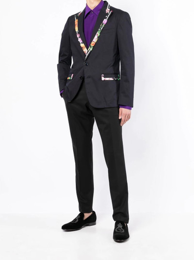 Dolce & Gabbana peak-lapel single-breasted blazer outlook