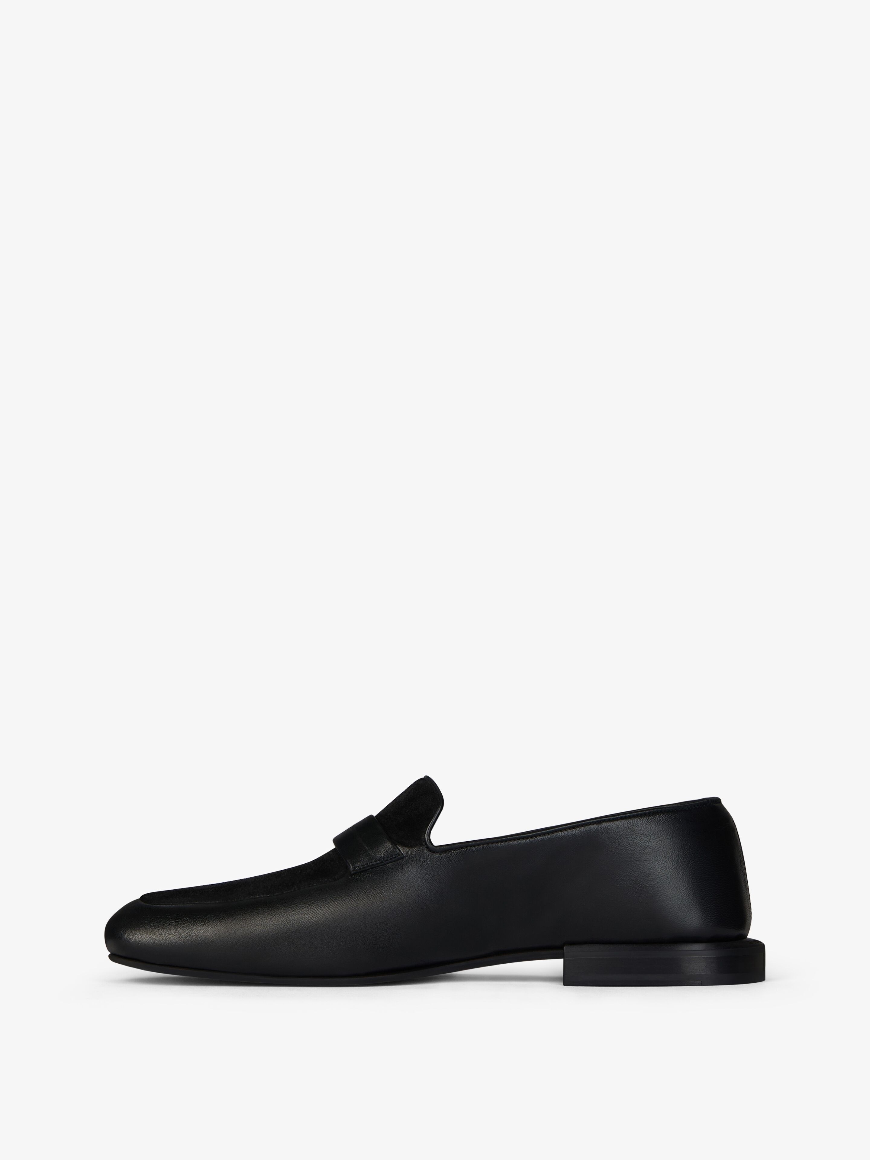 LOAFERS IN LEATHER AND SUEDE - 3