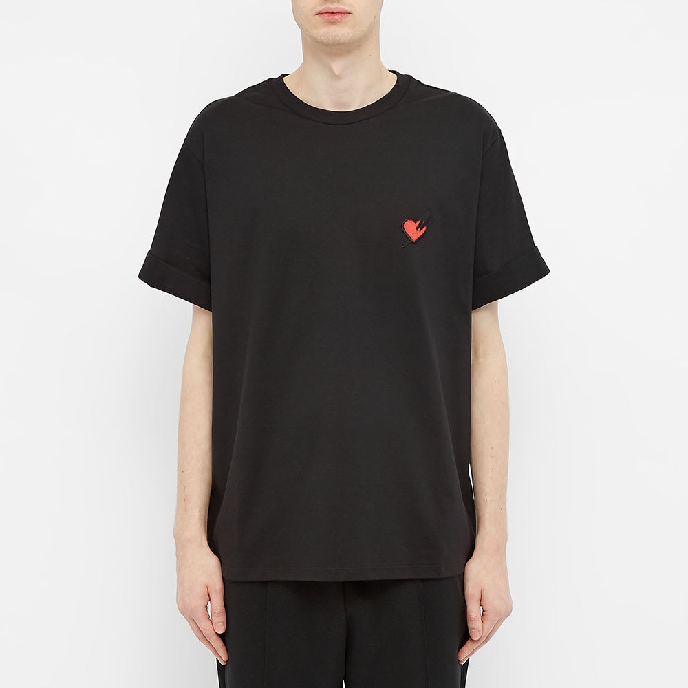 Neil Barrett Love Heart Patch Tee - 3