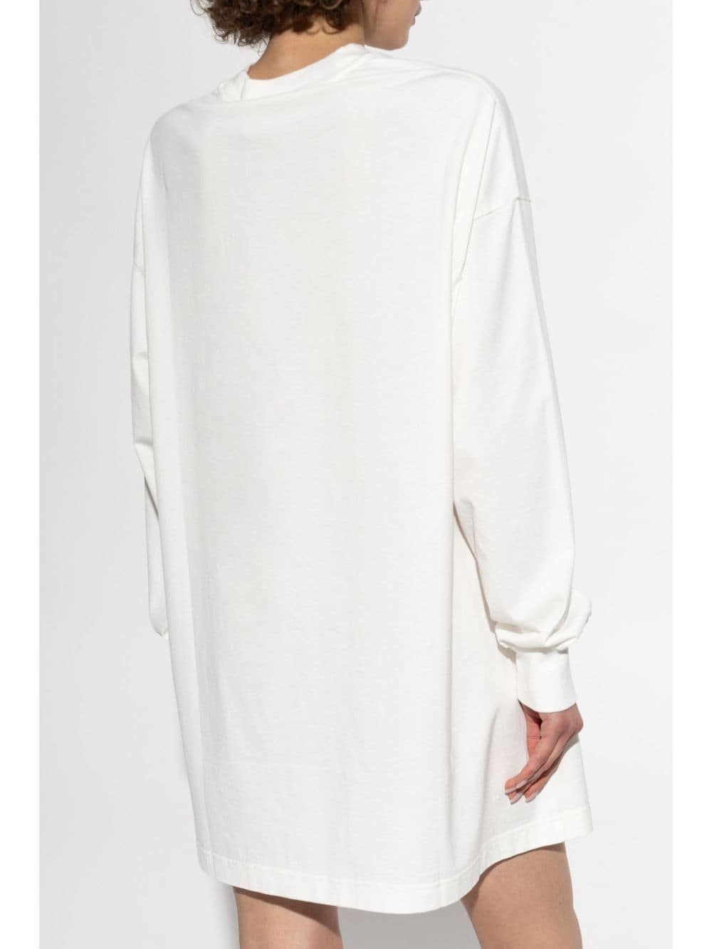 logo-print T-shirt dress - 4