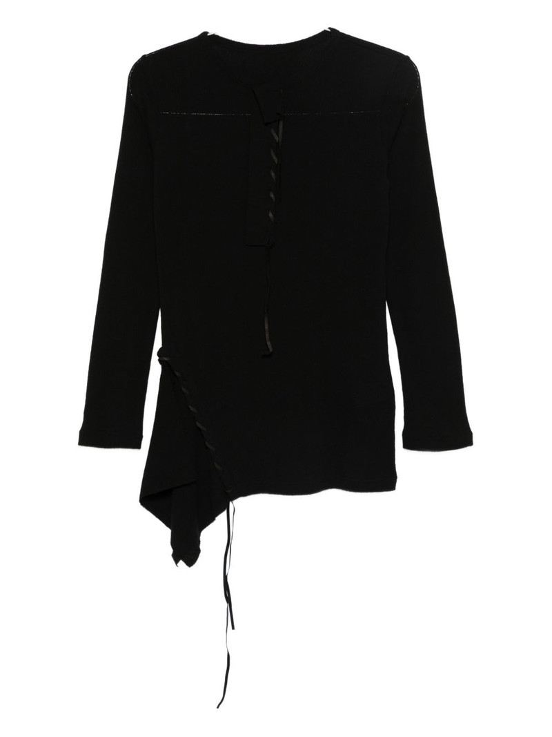 asymmetric knitted top 1