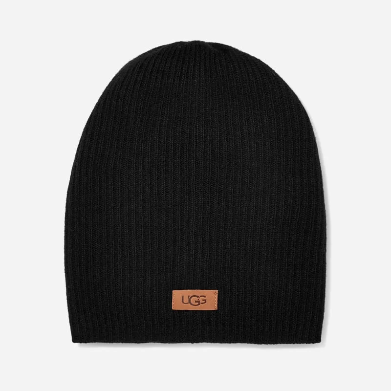 ® Aiken Beanie Cashmere Hats in Black - 1