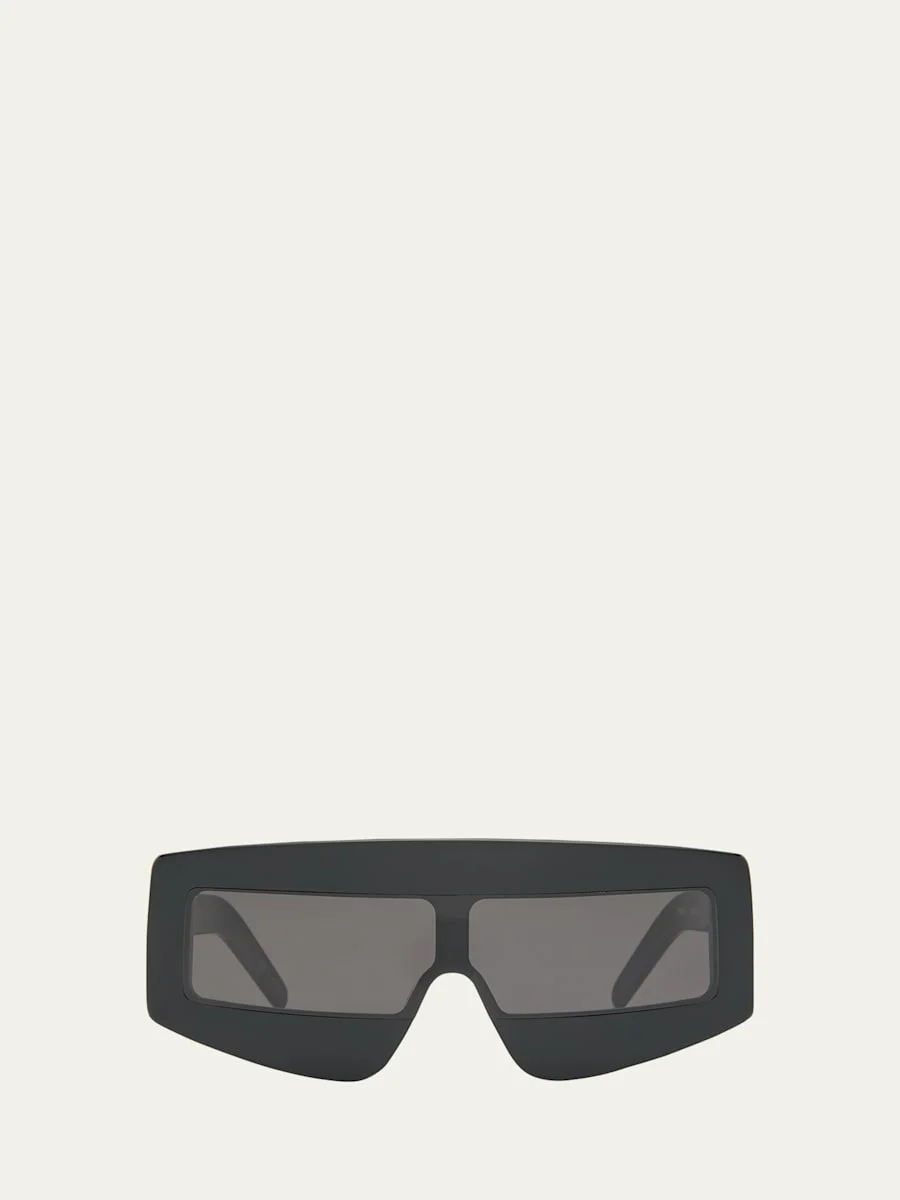 Men's Phleg Acetate Rectangle Sunglasses - 1