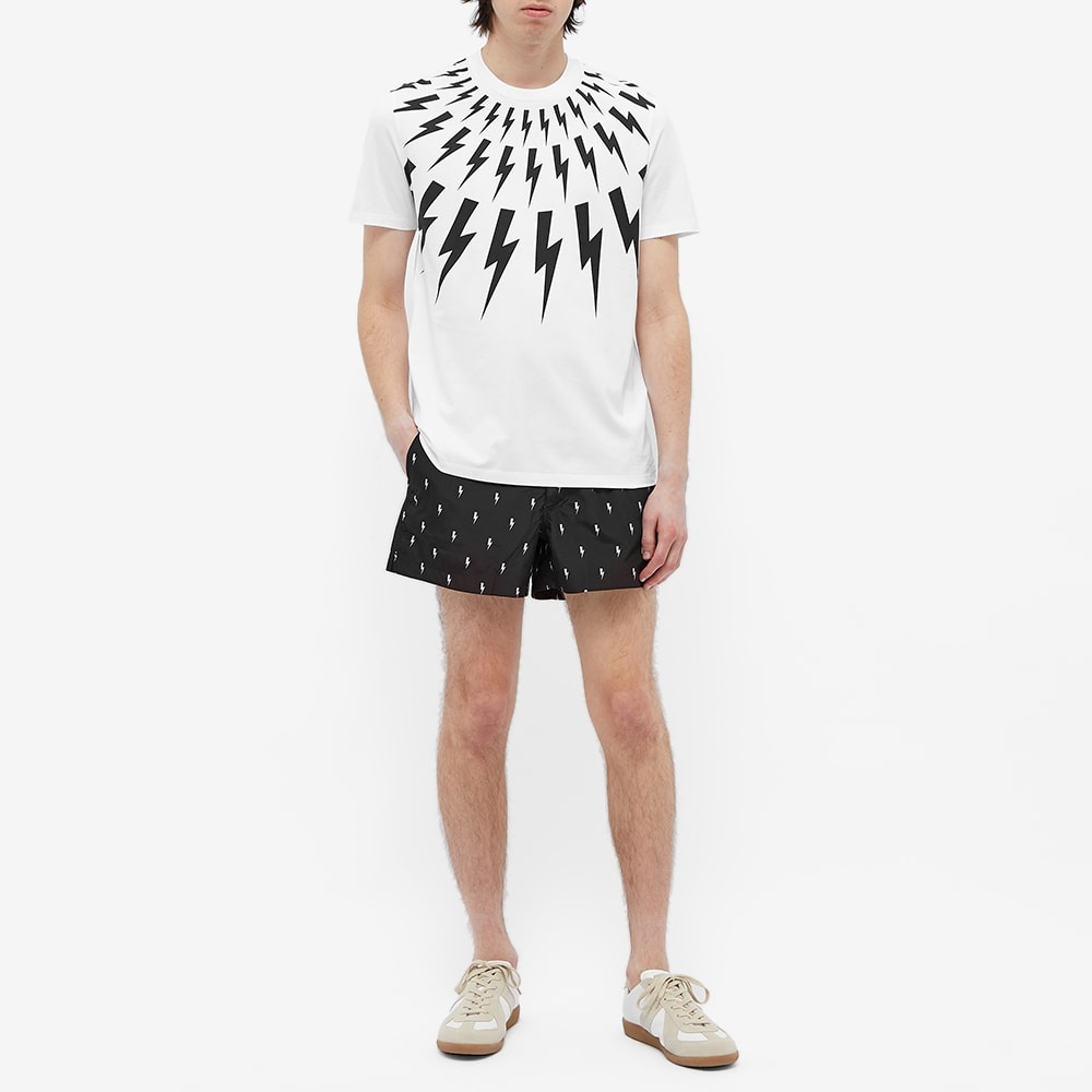 Neil Barrett Fairisle Thunderbolt Tee - 5