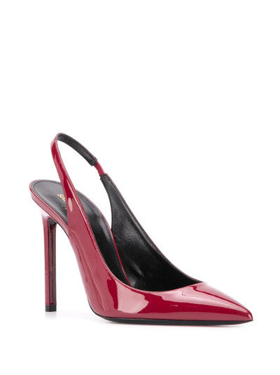 SAINT LAURENT Anja 105 slingback pumps outlook