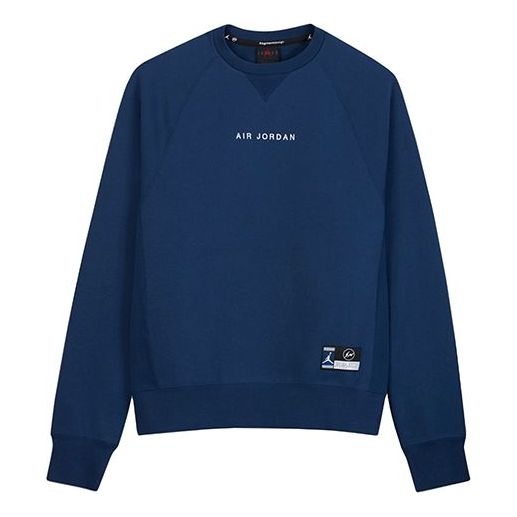 Air Jordan x Fragment Crewneck 'Navy/Sport Royal/White' DA2989-414 - 1