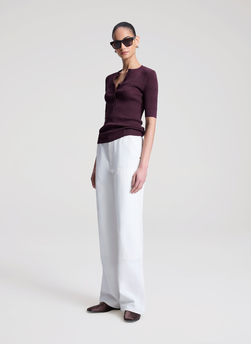 Fisher Fine Cotton Knit Top 4