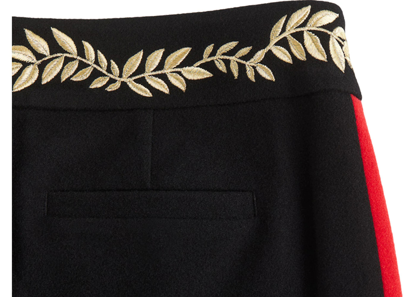Rabanne H&M Embroidered Wool Pants Black - 3