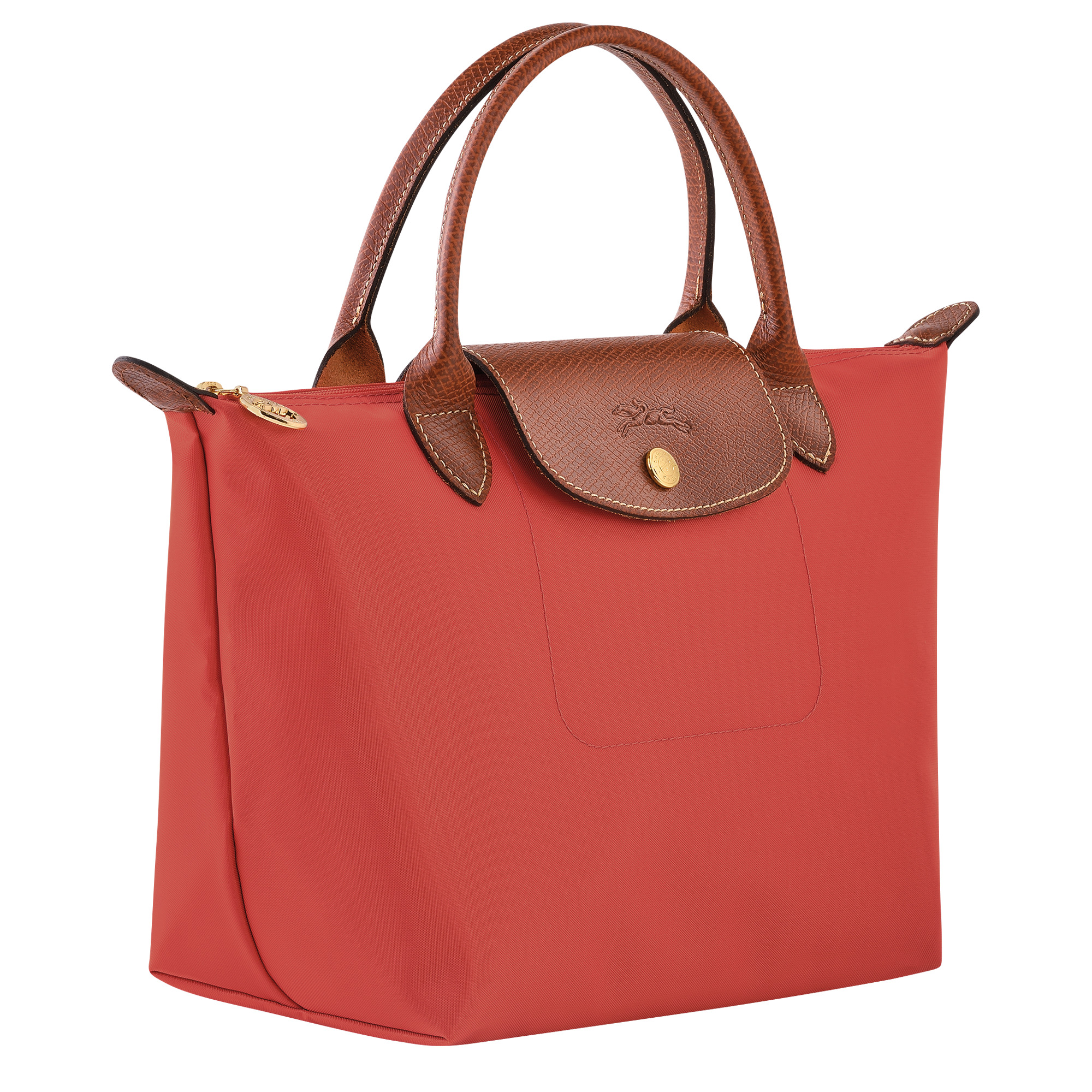 Le Pliage Original S Handbag Tomato - Recycled canvas - 3