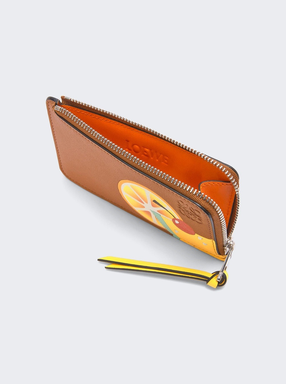 X Paula's Ibiza Cocktail Coin Cardholder Tan And Orange - 3