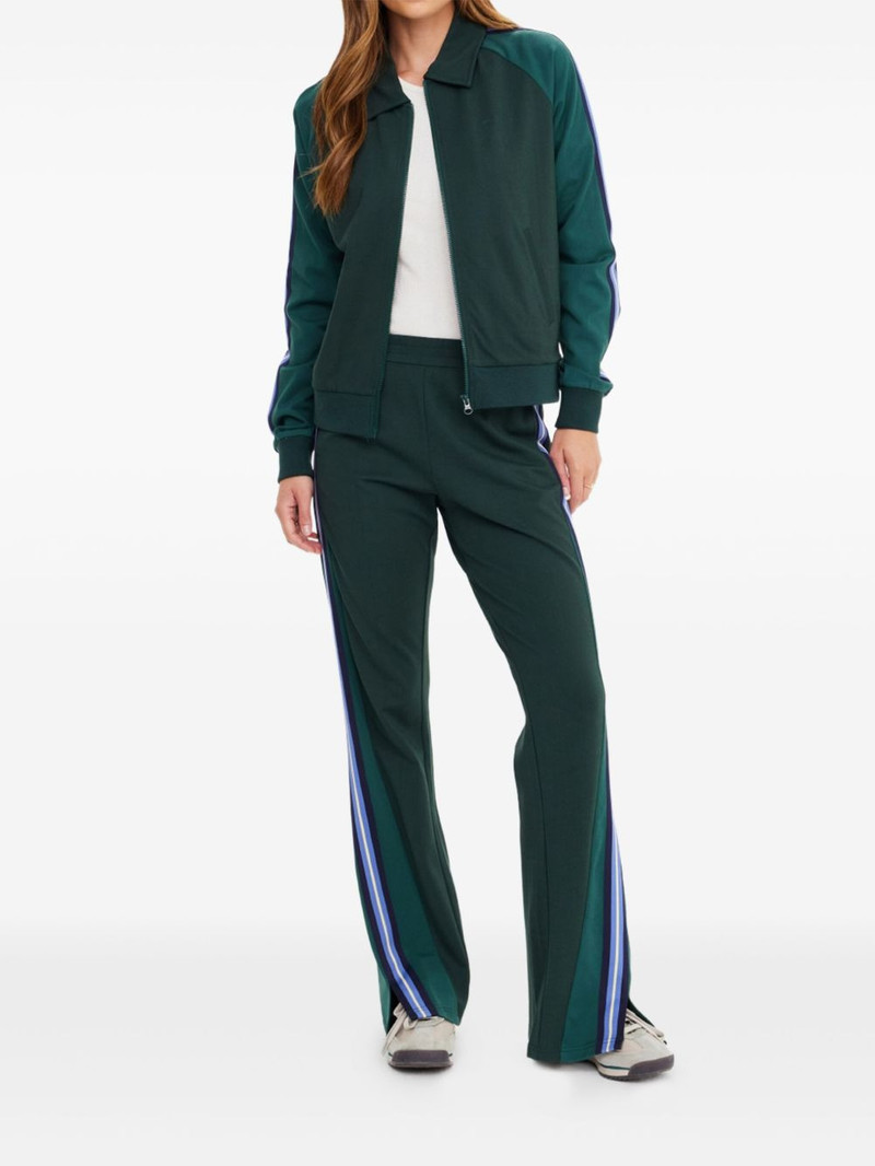 THE UPSIDE Maneki Pari striped zip jacket outlook