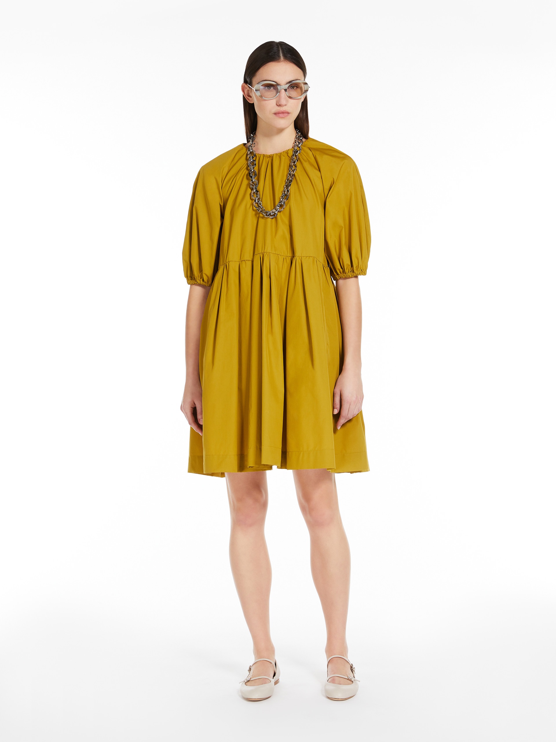 TAGO Short cotton poplin dress - 2
