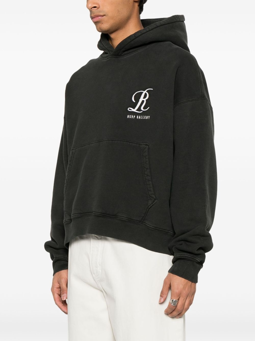 x RSVP Gallery logo-embroidered hoodie - 3