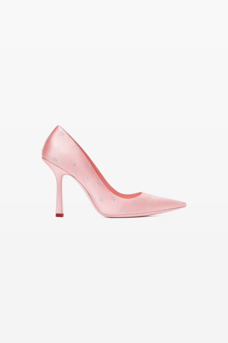 DELPHINE 105 PUMP IN CRYSTAL SATIN 1