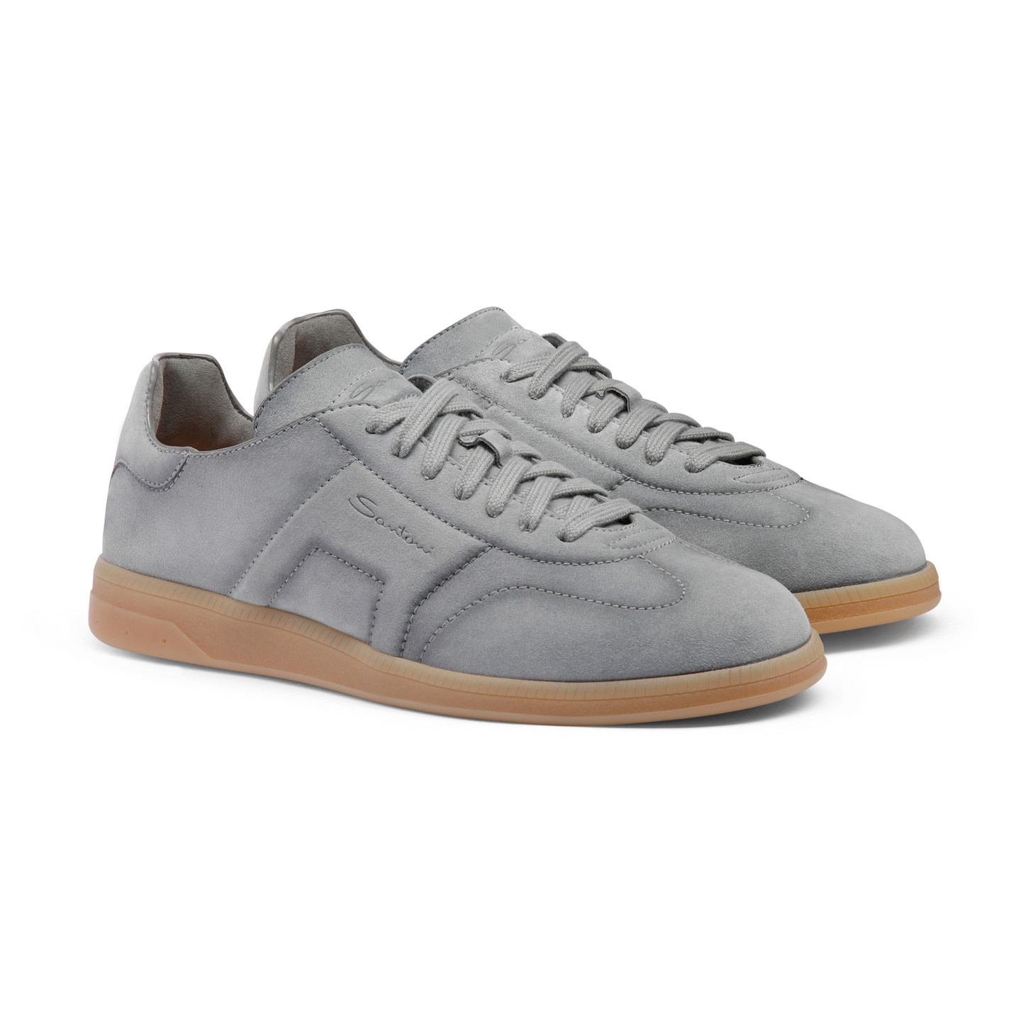 Men's light blue suede DBS Oly sneaker - 3
