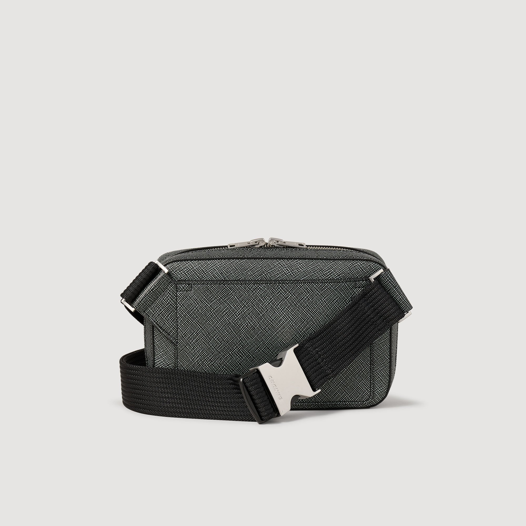 SMALL RECONSTITUED LEATHER BAG - 3