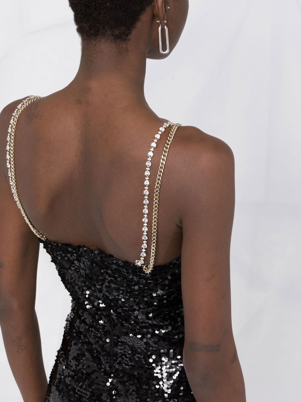 sequin embellished midi dress - 3