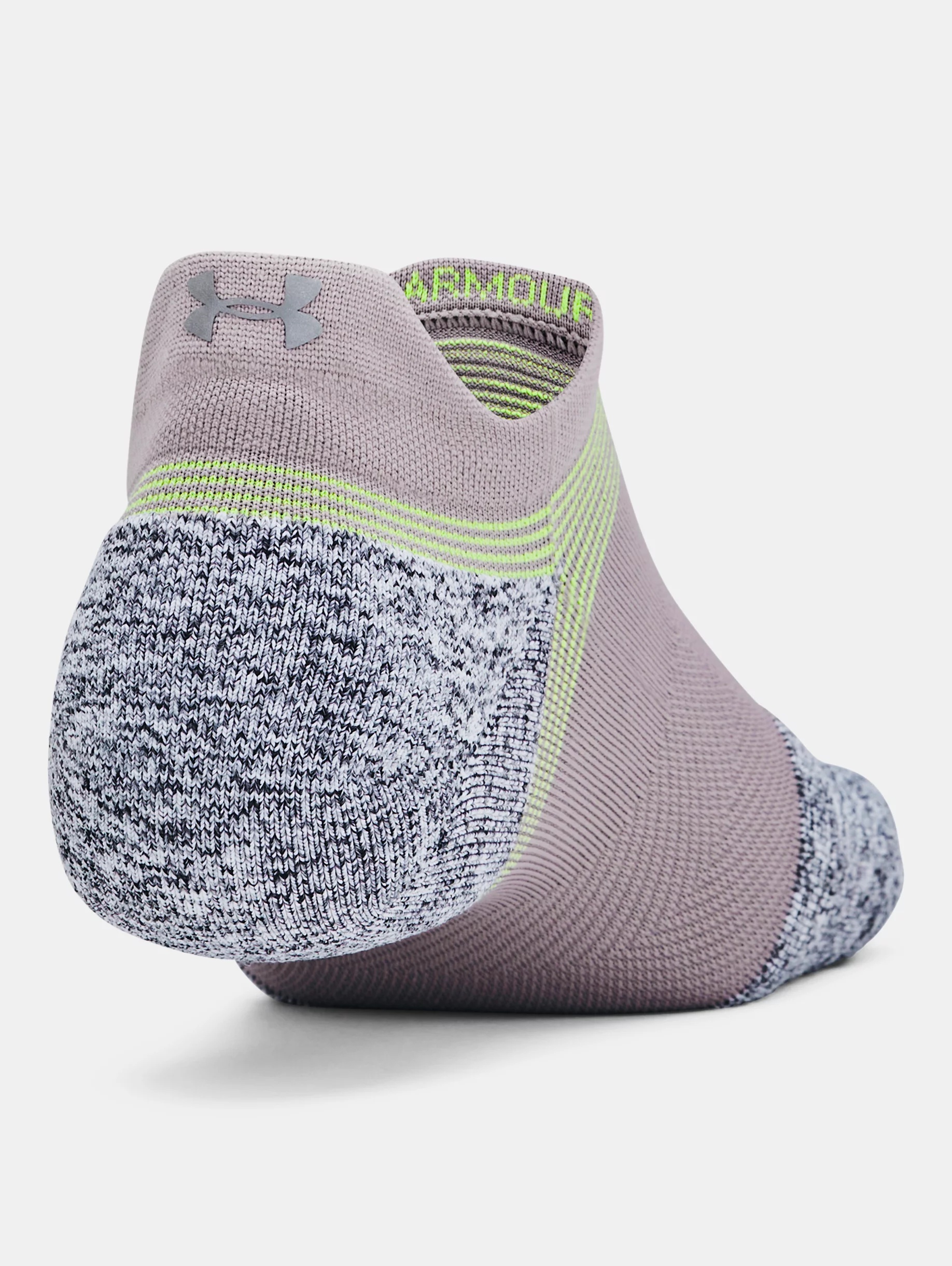 Unisex UA ArmourDry® Run Cushion 3-Pack No Show Socks - 2
