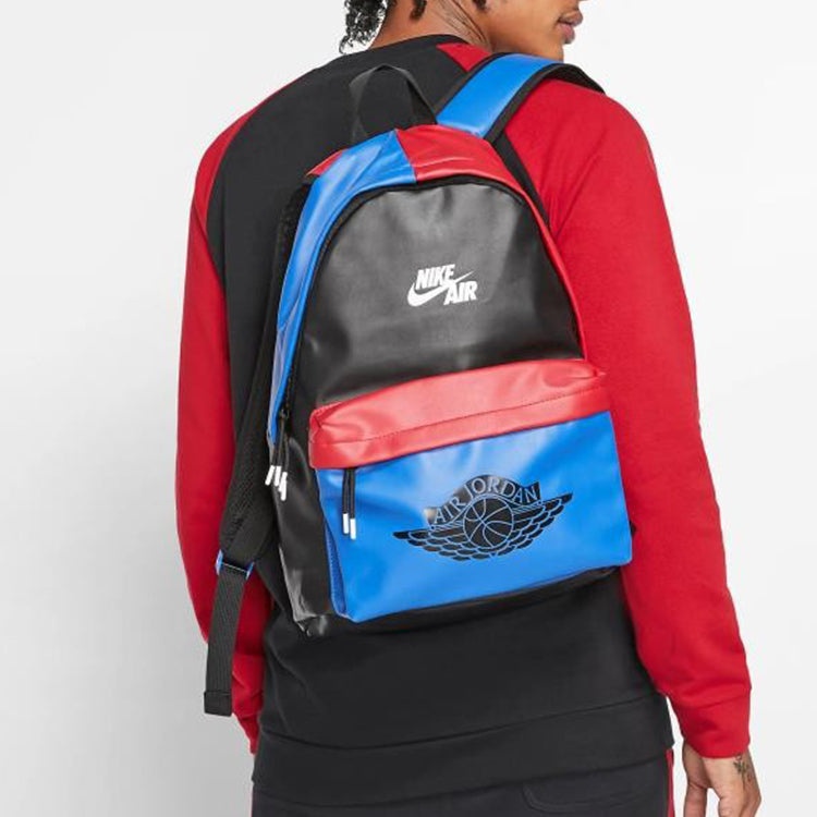 Air Jordan 1 Backpack 'Blue Red Black' 9A0390-RK2 - 4