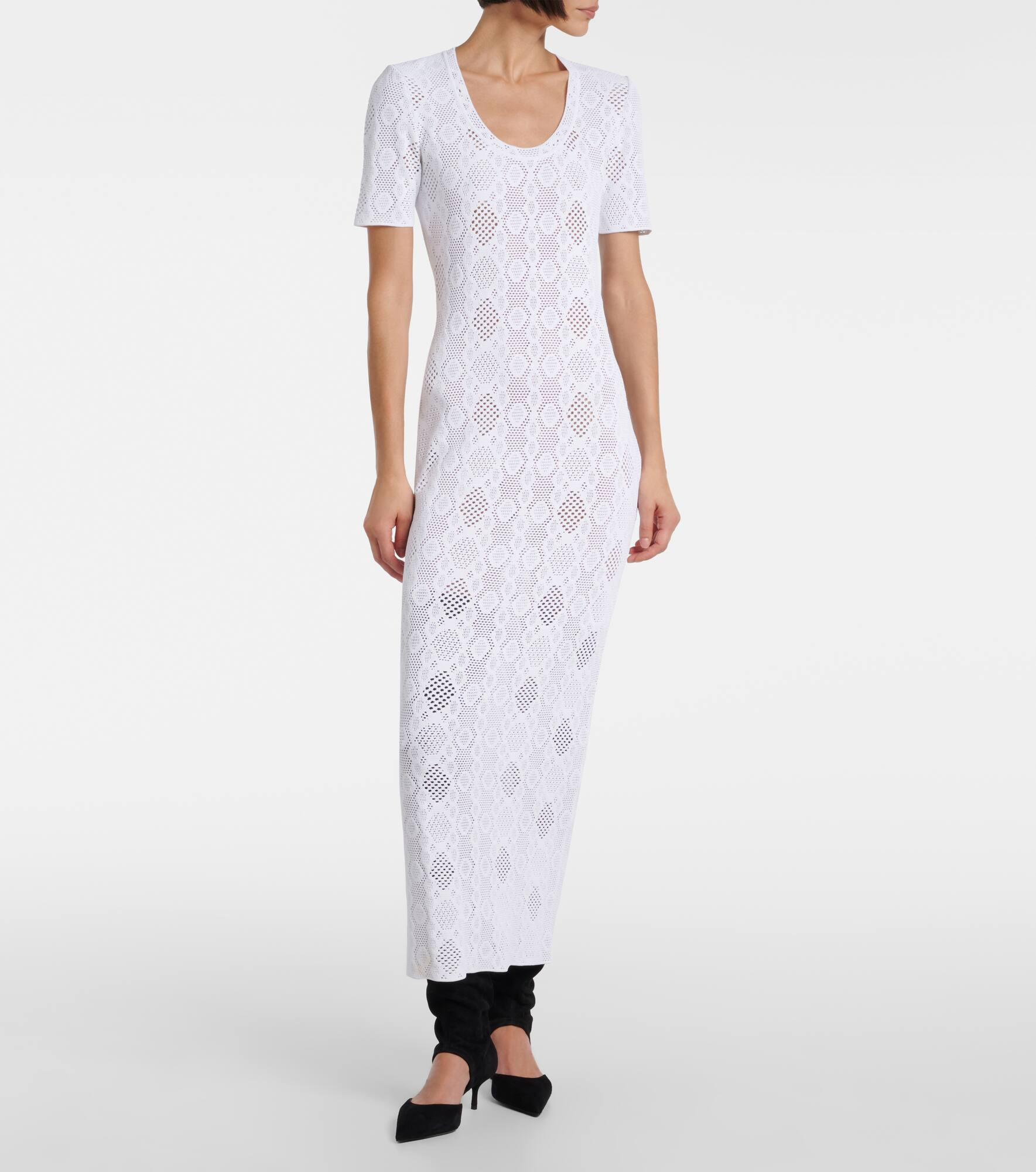 Lace midi dress - 2
